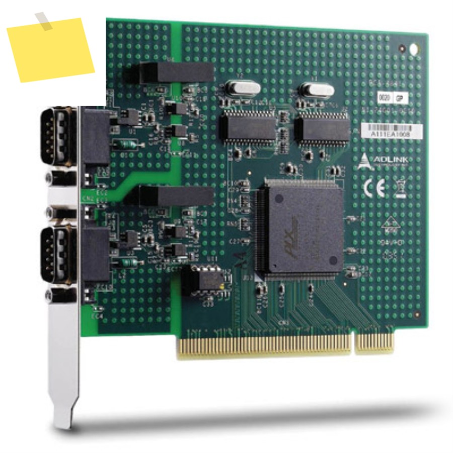 ADLINK PCI-7841 캡처 카드, 듀얼 포트 절연 CAN 인터페이스 제품 이미지