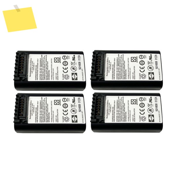 Ni-kon 2MC DPL-322 토탈 스테이션용 4PCS 리튬 이온 배터리 3.6V 6700mAh, Trimble M3 제품 이미지