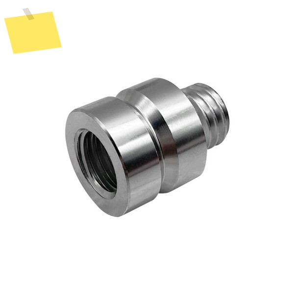 은색 알루미늄 합금 10개 20mm 길이 연장 측량 프리즘 어댑터 58 x 11 나사형 공간 높이 조절 가능 제품 이미지