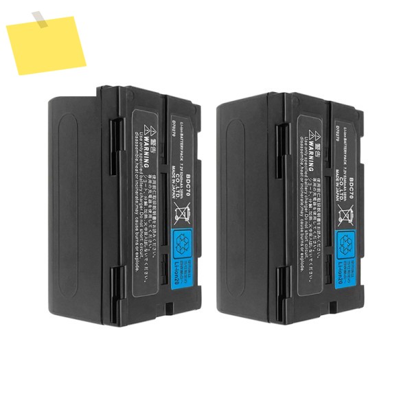 Sokia CXRX-350 OSES용 BDC70 배터리, 최고 토탈 스테이션용 충전식 리튬 이온 7.2V, 5240mAh, 2 개 제품 이미지