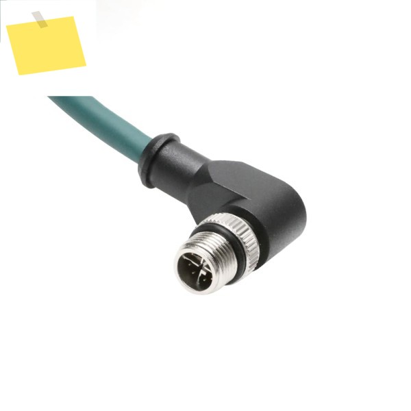 알빈 케이블 M12 X-코드 8핀 수-암 RJ45 이더넷 코그넥스, 키엔스 카메라용, 산업용 고유연성 Cat6a 제품 이미지