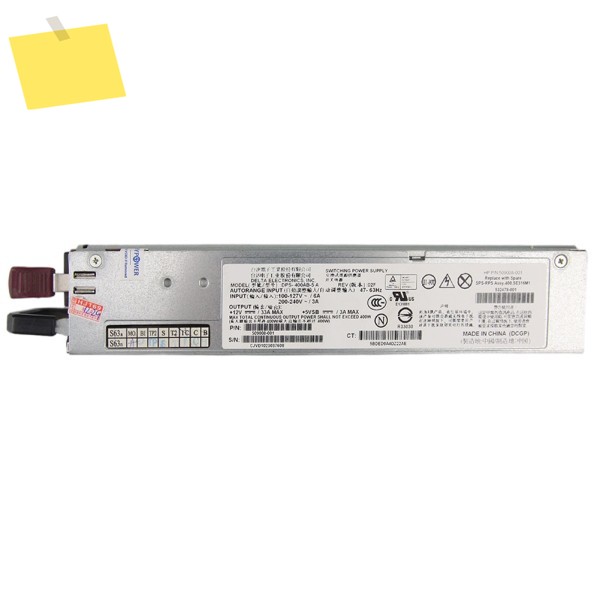 중고 HP SE316M1 DL320G6 전원 공급 장치 DPS-400AB-5 A 532478-001 400W 제품 이미지