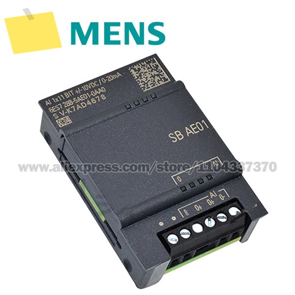 SIEMENS SIMATIC S7-200 아날로그 출력 SB AE1, 1 +-10 V, 또는 0 ~ mA 6ES7288-5AE01-0AA0 제품 이미지