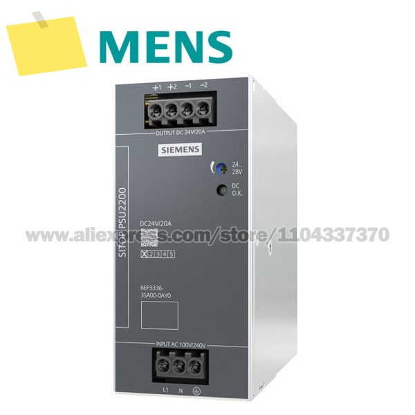 SIEMENS SITOP PSU2200 안정화 전원 공급 장치 입력: 100-240V AC DC20A 6EP3336-3SA00-0AY0 제품 이미지