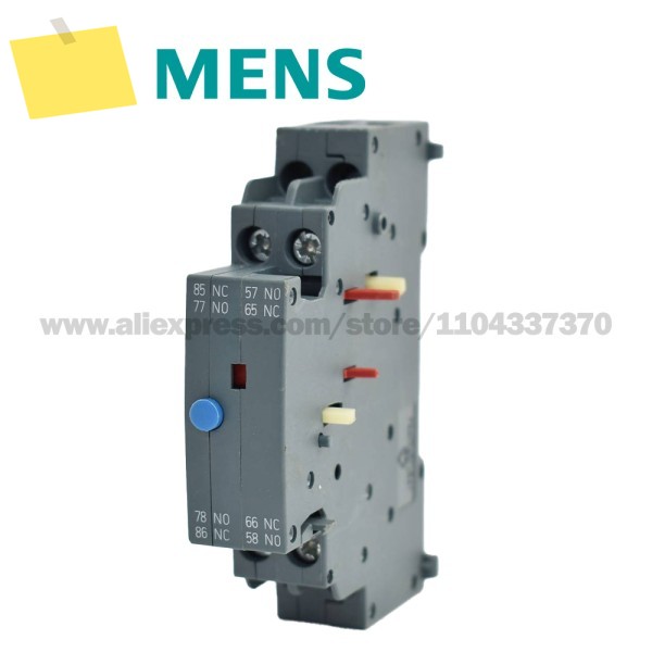 SIEMENS 마운트 가능한 신호 스위치, 회로 차단기 3RV2 용 액세서리, 나사 단자 포함, 3RV2921-1M 제품 이미지