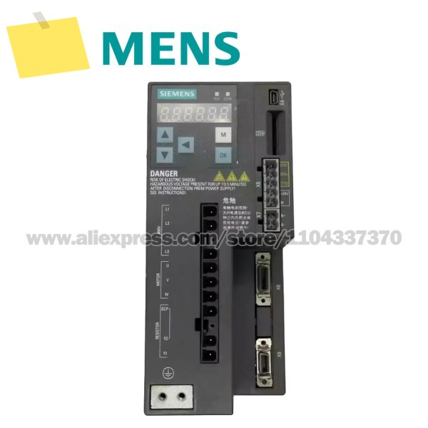 SIEMENS SINAMICS V90, PROFINET 입력 전압 포함: 380-480V 3A -15%+10% 45-66Hz 6SL3210-5FE11-0UF0 제품 이미지