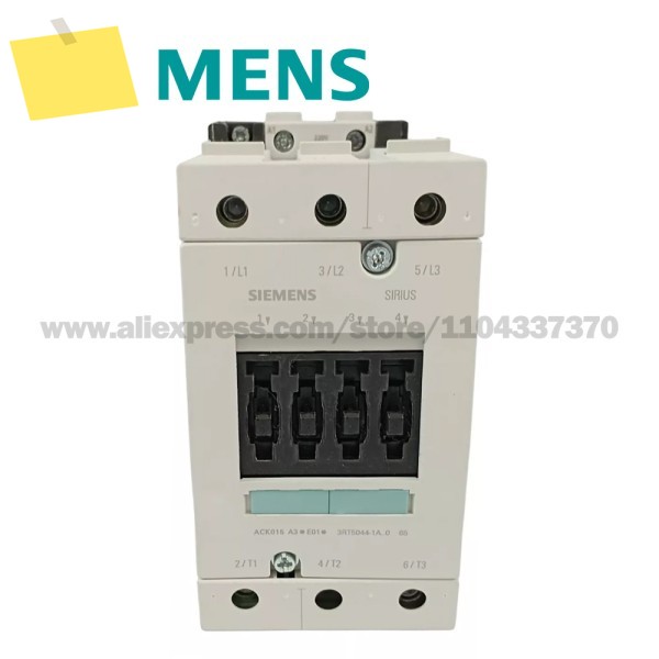 지멘스 시리우스 3RT 접촉기, AC 220 V 5060 HZ 30 kW 400 극 3RT5044-1AN20 제품 이미지