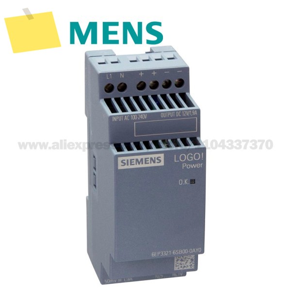지멘스 로고 전원 안정화 공급 장치, 12 V, 1.9 A, 6EP3321-6SB00-0AY0 제품 이미지