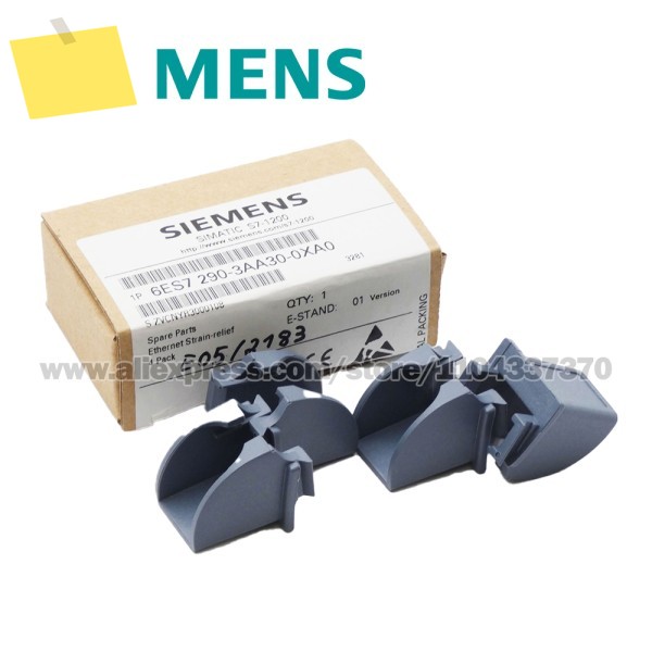 SIEMENS SIMATIC S7-1200, RJ45 스트레인 릴리프 어셈블리 단일 포트 또는 이중 4개 6ES7290-3AA30-0XA06ES7290-3AB30-0XA0 제품 이미지