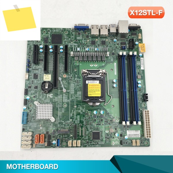 Supermicro 서버 마더보드 PCIE4.0 Xeon E-2300 프로세서 LGA1200 C252 칩용 X12STL-F 제품 이미지