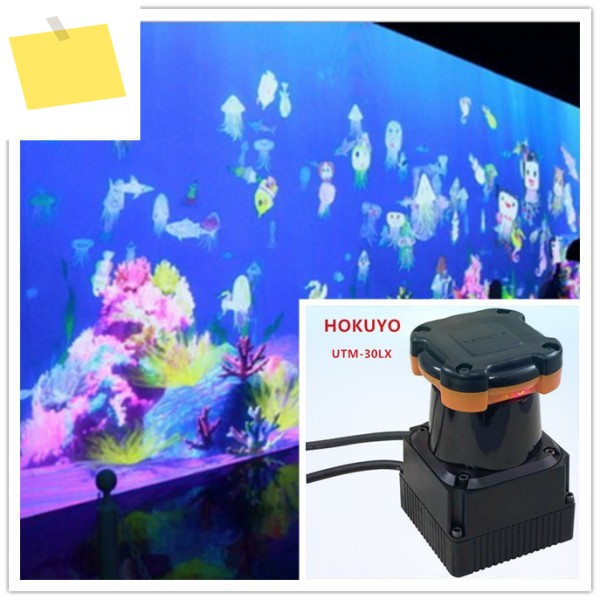 UTM-30LX 라이더 그라운드 월 대형 스크린 인터랙티브 소프트웨어, 멀티 터치 프로젝션 엔진 시스템 키트, 30m 제품 이미지