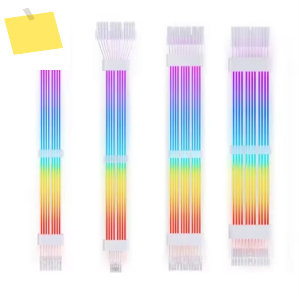 Jonsbo DY-2 전원 케이블 24Pin 마더보드 공급 장치 5V ARGB 빛나는 연장 28P LED 제품 이미지