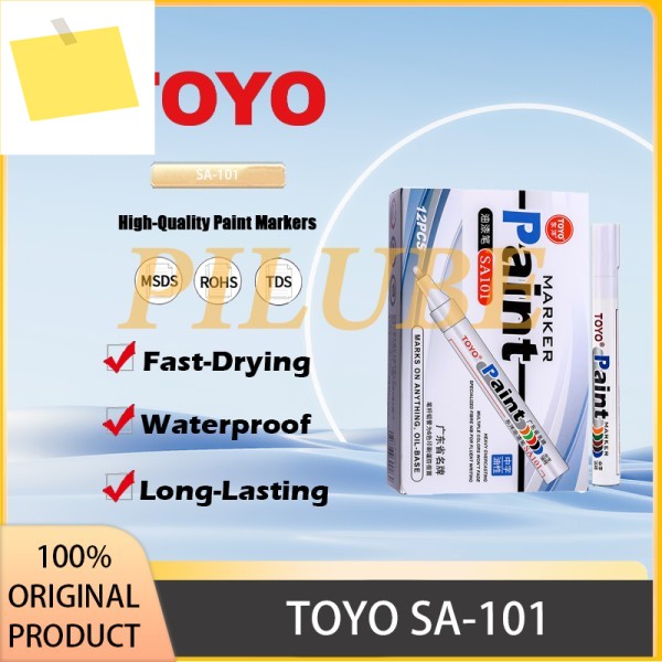 TOYO SA-101 금속, 목재, 플라스틱 표면 마킹용 페인트 마커 펜 오리지널 제품 제품 이미지