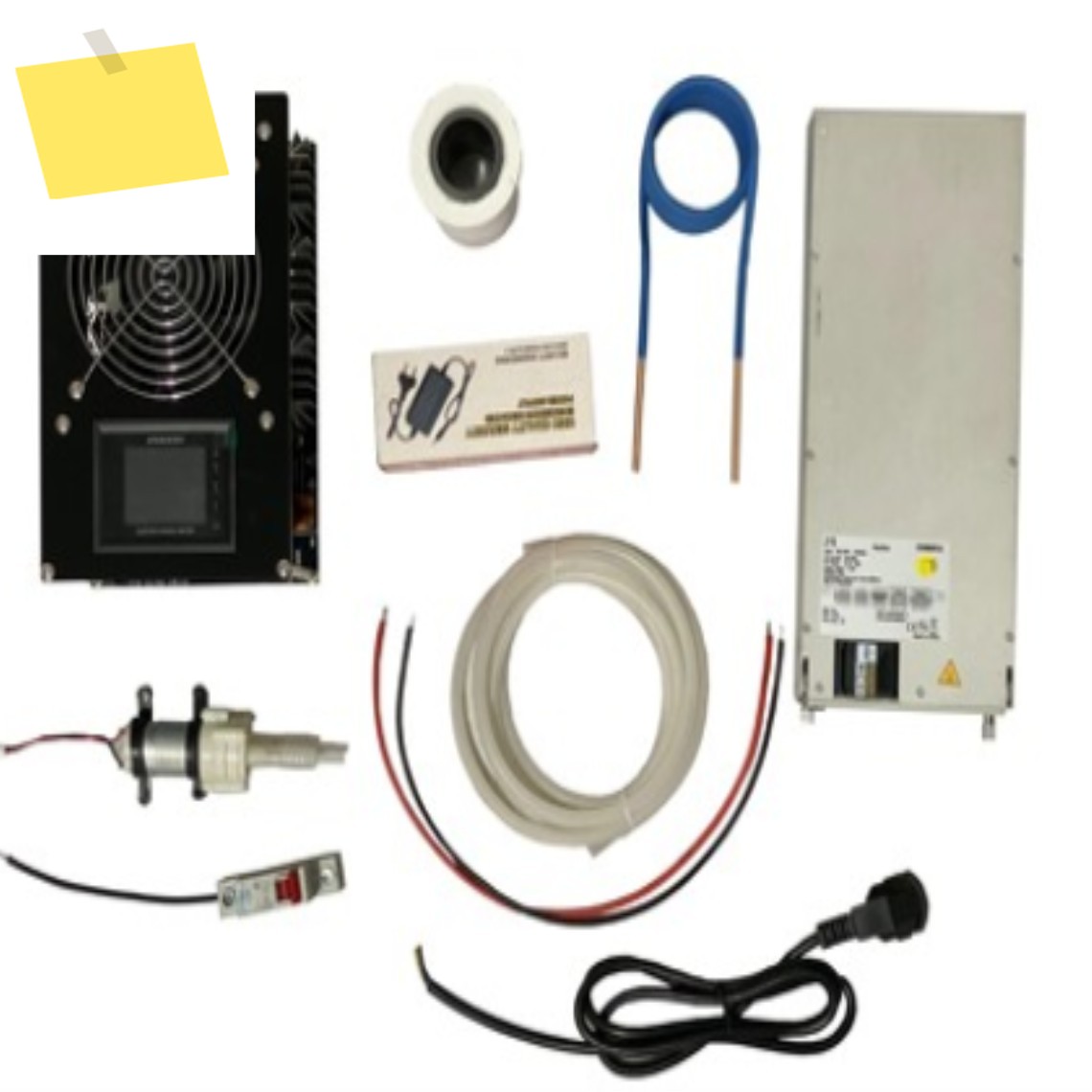 신품 3000W ZVS 인덕션 히터, 가열 PCB 보드 기계 + 코일 70mL rucible 펌프 전원 공급 장치 제품 이미지