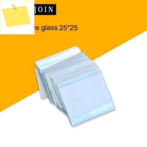 FTO 코팅 전도성 유리 25x25x2.2mm 10-15 ohmsq 100pcs 실험실 투명 불소 도핑 제품 이미지