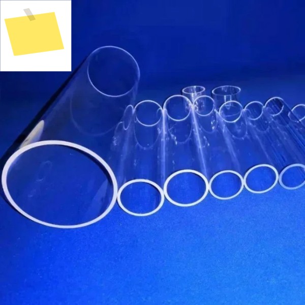 석영 가마 튜브 ODL=200200mm 5mm 벽고온고순도 투명 제품 이미지