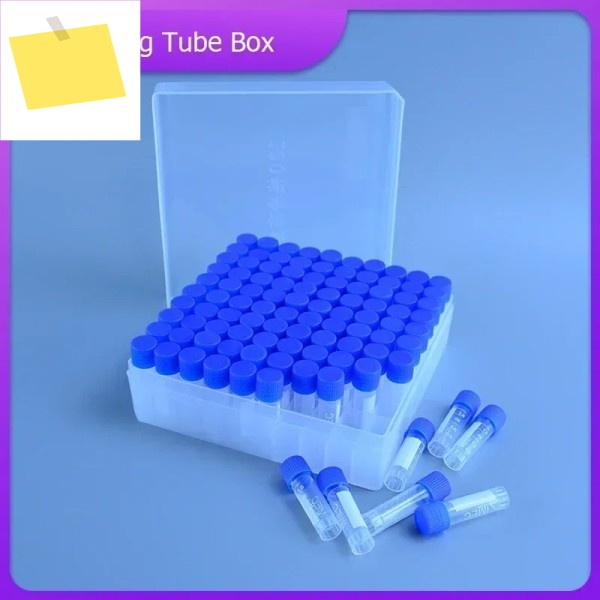 고품질 1.8ML100 통풍구 냉동 튜브 상자 + 100pcs 플랫 플라스틱 테스트 제품 이미지