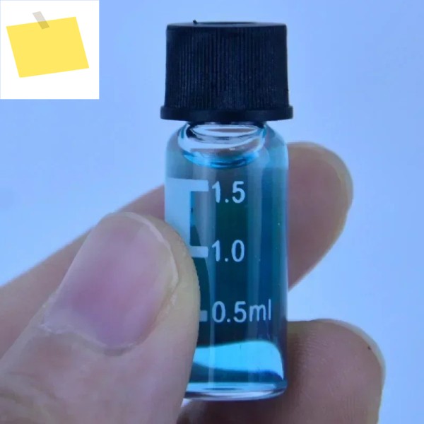 9mm 뚜껑 및 Septa가 있는 크로마토그래피 바이알 2ml 스케일 100개가 자동 분석 샘플 병 제품 이미지