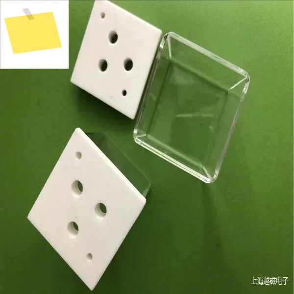 High Transmittance Electrolytic Cell Square Quartz for PH Meters 40x40x40mm 제품 이미지