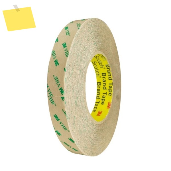 3M F9460PC VHB 접착제 전사 포함 100MP, 투명, 2mil, 0.5INX60YD2롤 팩, Dropshipping 제품 이미지