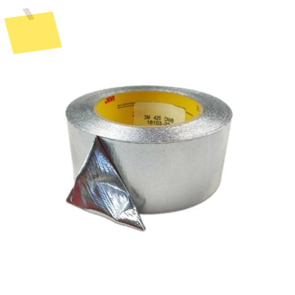 3M 425 다목적 알루미늄 호일 테이프마스킹 차폐 접합, 3INx60YD,1팩, Dropshipping 제품 이미지