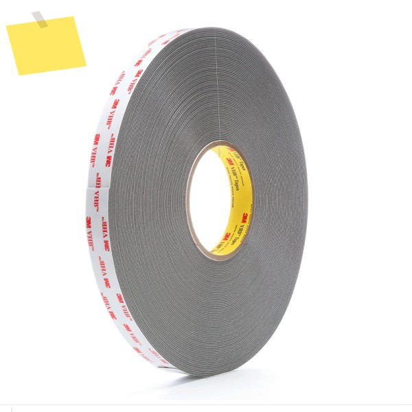 3M 4941P VHB 양면 테이프, 두께 1.1mm, 회색, 38.1mmX20M1팩, Dropshipping 제품 이미지