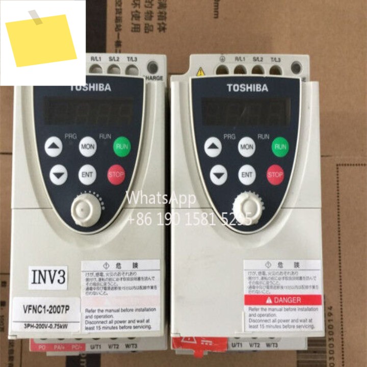 1PCS 중고 도시바 인버터 0.75KW 220V VFNC1-2007P1 제품 이미지