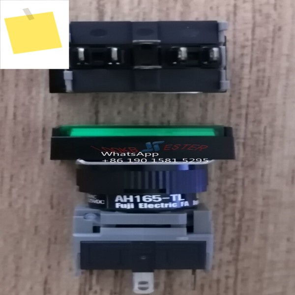 5x 녹색 푸시버튼 명령 스위치 24VDC LED FUJI AH165-TLG11E3 새 제품 제품 이미지