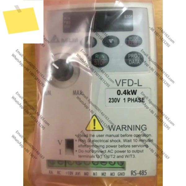 델타 인버터 VFD-L 0.1-2.2KW VFD004L21A 220V0.4KW 신품 원본 제품 이미지