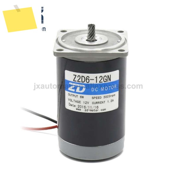 ZD 6W 브러시 DC 모터 Z2D6-12GN-18S 전자 장비 제품 이미지