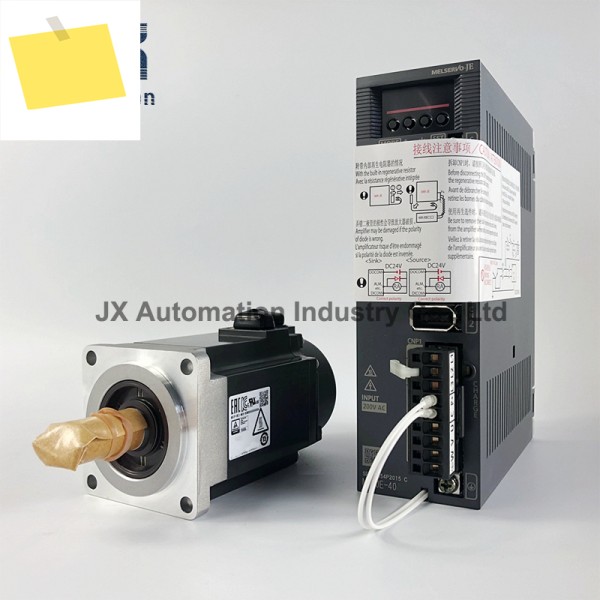 400W AC 서보 브레이크 모터 드라이브 세트, MR-JE-40B + HG-KN43BJ-100S, 100% 새제품 제품 이미지