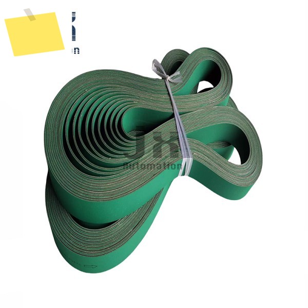 이중 녹색 1688mm W28mm 미끄럼 방지 나일론 섬유 산업 플랫 벨트 제품 이미지