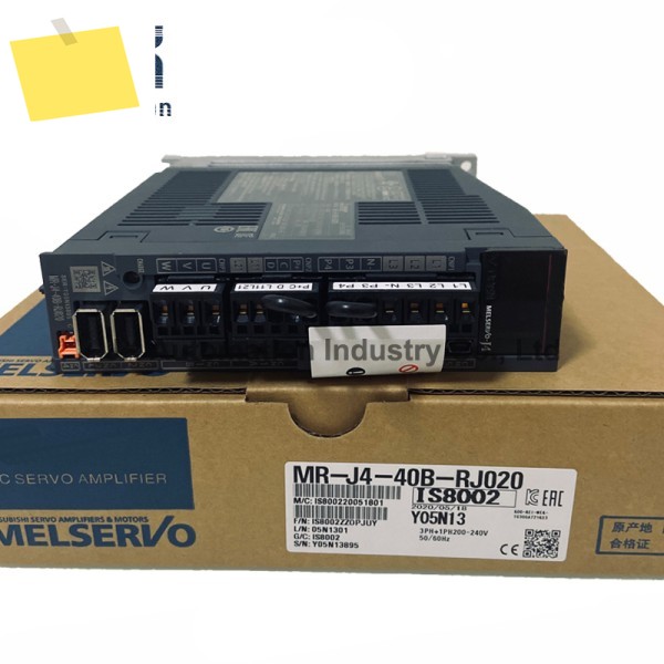 기존 MELSERVO-J4 AC 서보 드라이브 MR-J4-100B-RJ020 제품 이미지