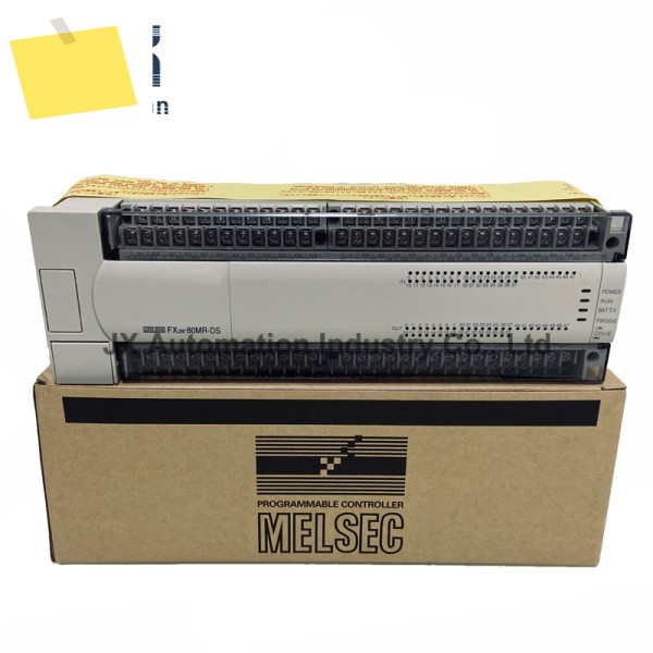 정품 FX2N 시리즈 프로그래밍 가능한 로직 컨트롤러, DC24V 60W FX2N-80MR-DS 제품 이미지