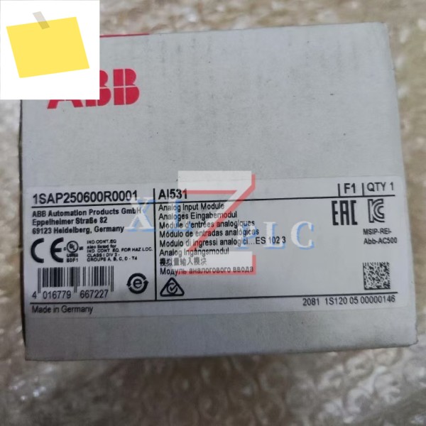 신품 원본 1SAP250600R0001 AI531 PLC 모듈 제품 이미지