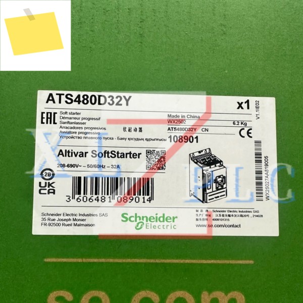 소프트 스타터 새 정품 ATS480D17Y 17A 7.5kW 22A 11kW 제품 이미지