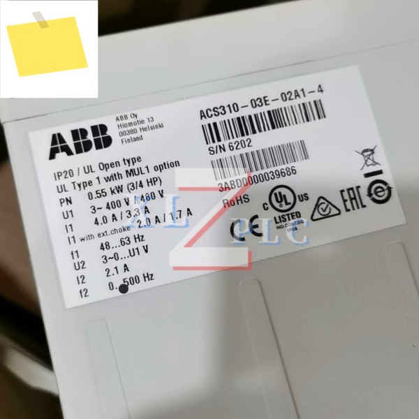 주파수 변환기 ACS310-03E-01A3-4 신규 제품 이미지