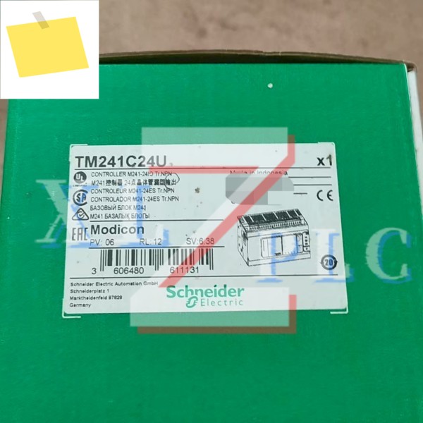 PLC 컨트롤러 신규 입고 TM241C24U 제품 이미지