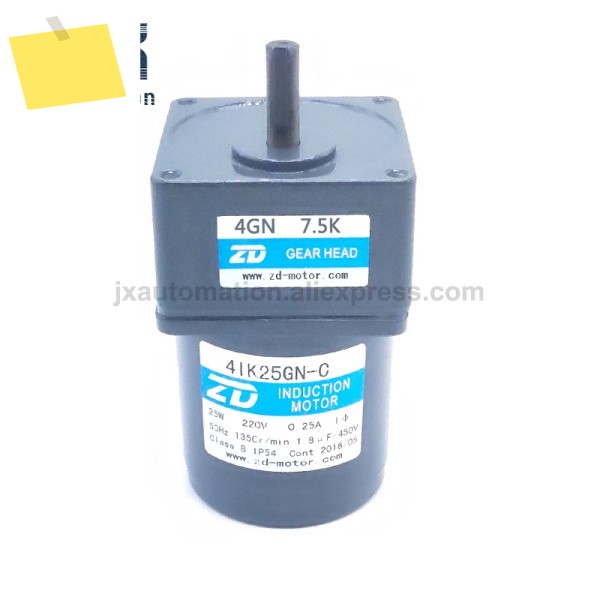 ZD AC 유도 모터, 고정 속도 25W, 220V, 4IK25GN-C-4GN7.5K 제품 이미지