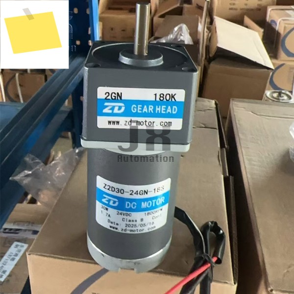 ZD 24V 30W DC 기어 모터 Z2D30-24GN-18S+2GN180K 제품 이미지