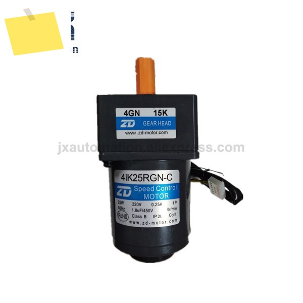 ZD AC 속도 모터 4IK25RGN-C4IK25RGN-A 비율 3~750K 마스크 기계 장비용 옵션 제품 이미지
