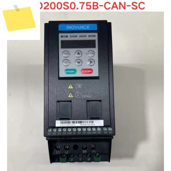 중고 Inovance MD200S0.75B-CAN-SC 주파수 변환기 0.7KW 기능 테스트 OK 제품 이미지