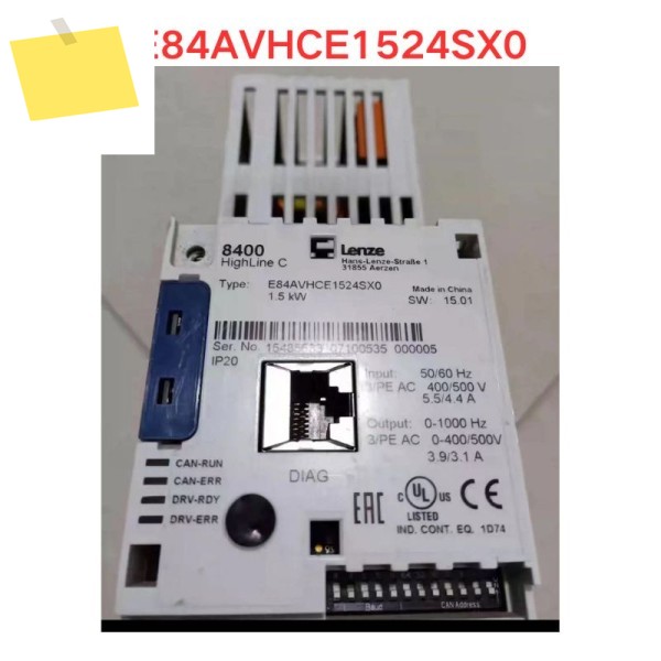 중고 E84AVHCE1524SX0 주파수 변환기 기능 테스트 OK 제품 이미지