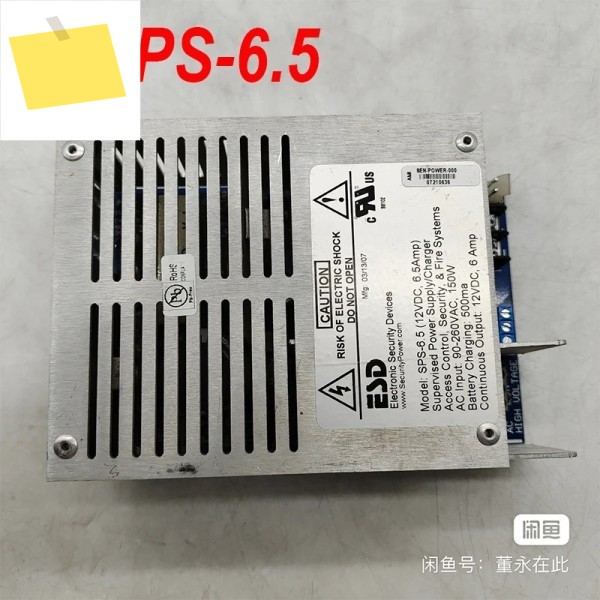 주의 SPS-6.512VDC,6.5Amp 150W용 90% 새 정품 전원 공급 장치 제품 이미지
