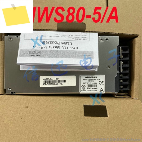 HWS80-5A A 1개용 LAMBDA 80W 5V AC100-240V 전원 공급 장치용 정품 100% 새 제품 제품 이미지