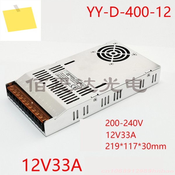 LED 전원 공급 장치 YY-D-400-12 12V 33.3A 400W용 새 정품 제품 이미지