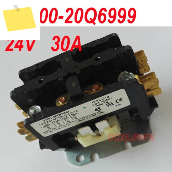 100% 새 정품 전원 공급 장치 TYCO 3100-20Q6999 30A 코일 AC 24V 릴레이 단상 접촉기 제품 이미지