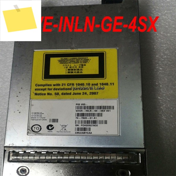 WAVE-INLN-GE-4SX 전원 공급 장치 WAVE 4 포트 GESX용 90% 새 정품 제품 이미지