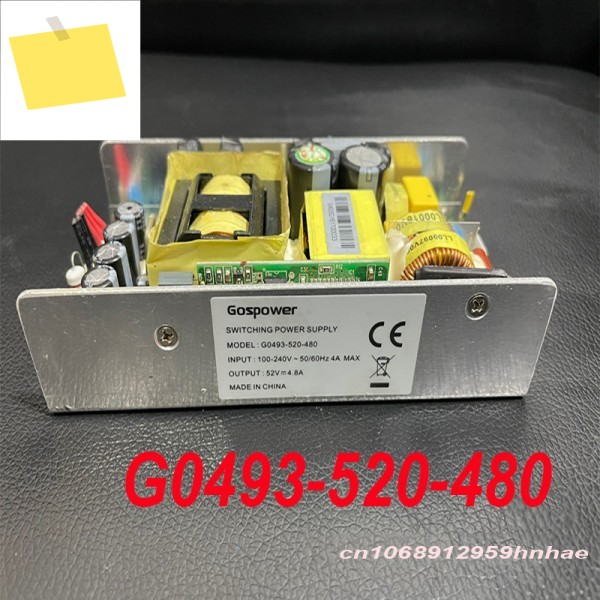 Gospower G0493-520-480 전원 공급 장치 100-240V 52V 4.8A용 90% 새 정품 제품 이미지