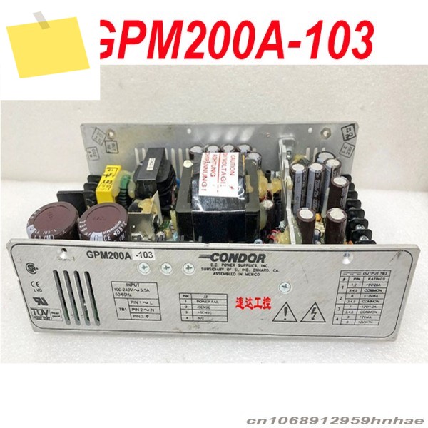 CONDOR +5V26A+12V8A-12V1.2A12V4A GPM200A-103용 95% 새 정품 전원 공급 장치 잘 테스트됨 제품 이미지